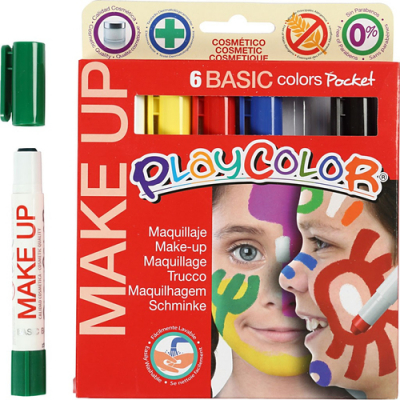POCKET MAKE UP BASIC 6 COLORES SURTIDOS PLAYCOLOR 01001 - Color no elegible