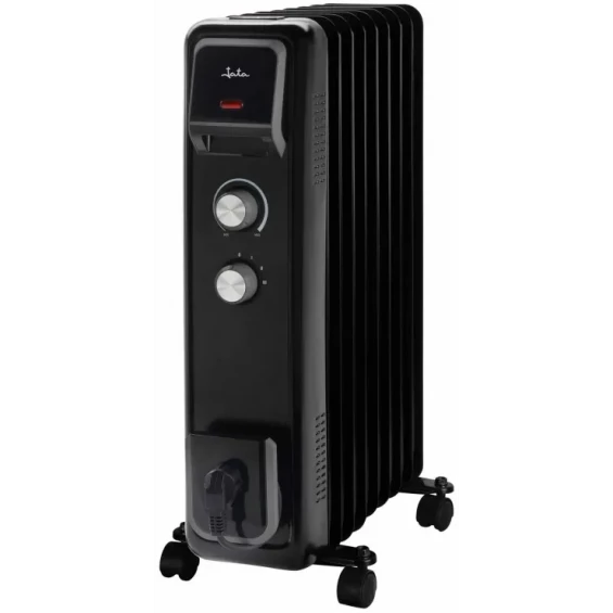 Radiador de aceite Jata JCRA2392, 2.000 W, 9 elementos, 3 potencias, termostato regulable, negro - imagen 2
