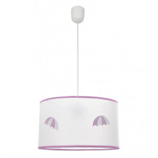 Colgante Lluvia 1xe27 Rosa Regx30d
