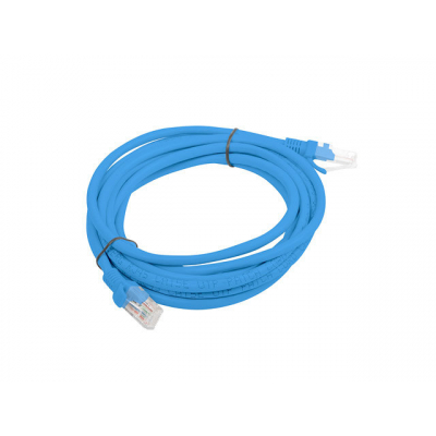 Latiguillo rj45 lanberg cat.6 utp 3m fluke passed azul