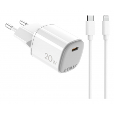Celly UPTC1USBC20WCTL cargador de dispositivo móvil Cámara digital, Micrófono, Smartphone, Reloj inteligente, Tableta, Teléfono Blanco USB Interio