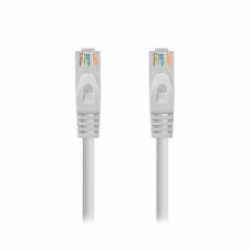 Latiguillo cable red nanocable rj45 cat.6 lszh 0.5m - awg24 - gris