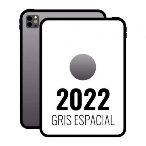 Apple iPad Pro 11 2022 4th WiFi/ M2/ 512GB/ Gris Espacial - MNXH3TY/A