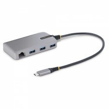 StarTech.com Hub USB-C de 3 Puertos USBA - USB 3.0 de 5Gbps - Alimentado por el Bus - Concentrador USB-C de 3 Puertos USB-A - Ladrón USB-C Portátil