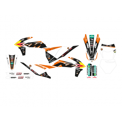 Kit de gráficos Trophy BLACKBIRD RACING 2547R21