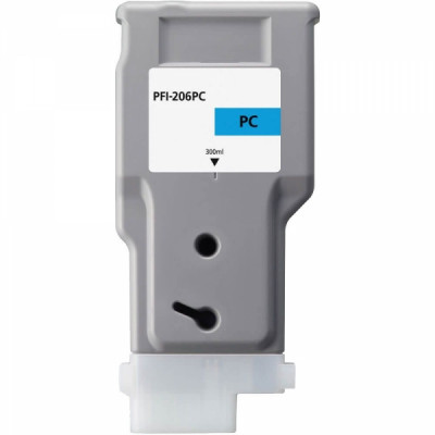Canon PFI206 Cyan Photo Cartucho de Tinta Pigmentada Generico - Reemplaza PFI206PC/5307B001