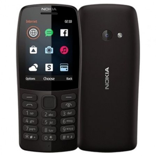 Teléfono Móvil Nokia 210/ Negro