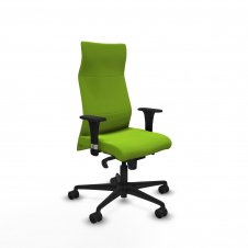 Piqueras y Crespo Albacete direcci?n sincro similpiel pistacho brazos 1D cromados base nailon ruedas 65 nailon