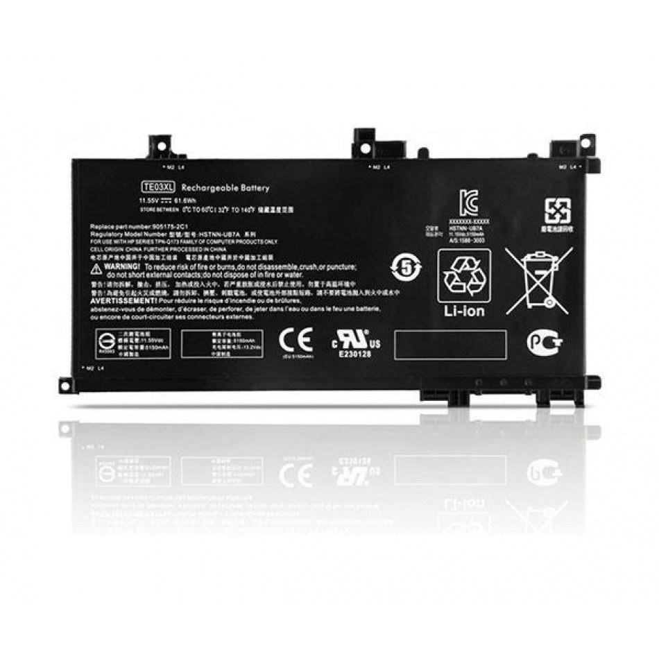 Batería para portátil HP TE03XL 11.55V 4440mAh