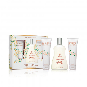 AIRE DE SEVILLA ROSAS BLANCAS ESTUCHE 3 pz