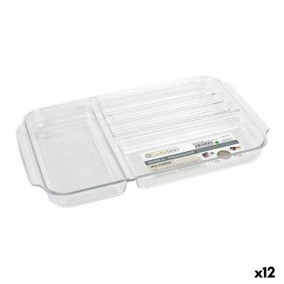 Bandeja Confortime Poliestireno 30 x 17,7 x 2,6 cm (12 Unidades) (30 x 17 x 2,6 cm)