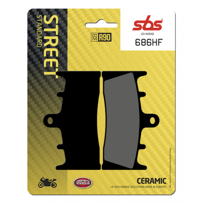 HF Street Ceramic Organic Brake Pads SBS 686HF