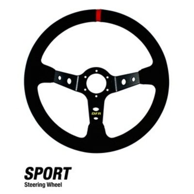 DRAGONFIRE Suede Sport Steering Wheel 520968