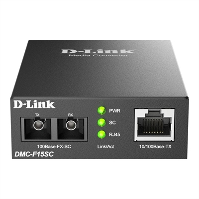 Conversor Medios SC SM 15Km D-Link DMC-F15SC