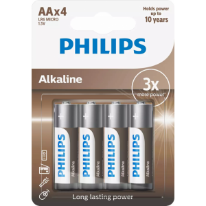 Pila Philips BRONZE ALKALINE LR06A4B/10 AA 1 BLIS