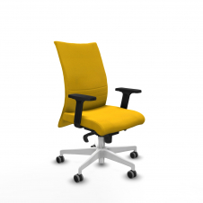 Piqueras y Crespo Albacete confidente sincro bali amarillo brazos 2D base blanca ruedas 65mm engomadas