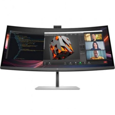 Monitor Profesional Ultrapanorámico Curvo HP Pro serie 7 34/ WQHD/ Webcam/ Multimedia/ Regulable en Altura/ Plata