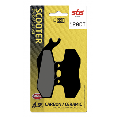 CT Scooter Carbon Tech Organic Brake Pads SBS 120CT