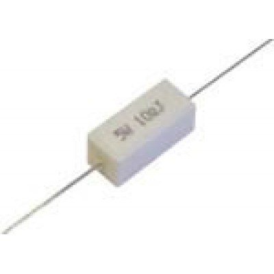 10R 5W 5% Resistencia Bobinada Ceramica Axial