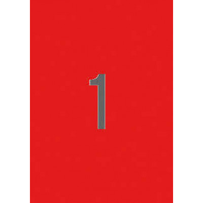 Apli Etiquetas Rojas Permanentes 210.0 x 297.0mm 20 Hojas