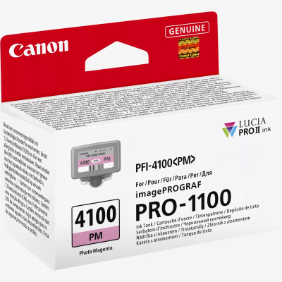 CANON Cartucho PFI-4100 Photo Magenta para PRO-1100, IPF6300 80ml