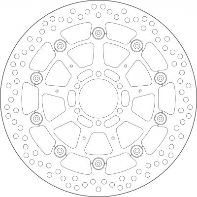 Brake Rotor Round SBS 5335A