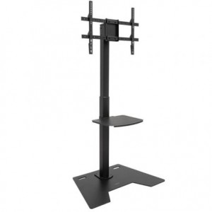 Soporte TV de suelo giratorio TooQ FS2284M-B MINOS, 37-70 pulgadas, hasta 70 kg, VESA hasta 600 x 400 mm, giro ±35°, rot. 90°, negro