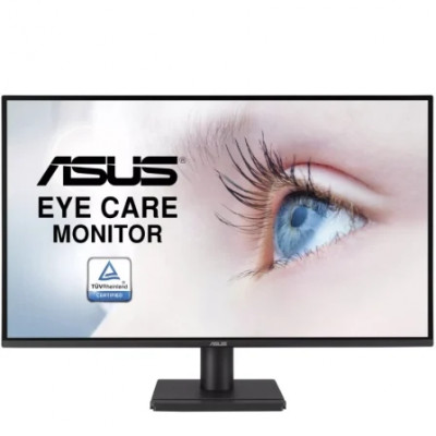 Monitor Profesional Asus VA27AQ 27/ QHD/ Multimedia/ Negro