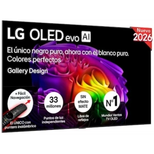 Televisor OLED evo LG OLED83G68LW, G6, 83 pulgadas, 4K, Smart TV webOS, HDR, negro