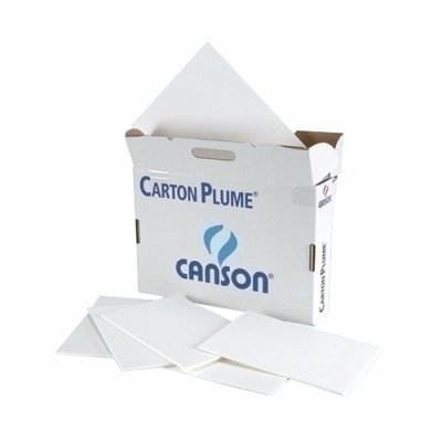 CARTON PLUMA CANSON BLANCO 5 mm 100x140