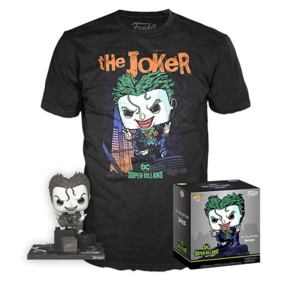 Funko pop dc comics dc jim lee joker + camiseta talla l