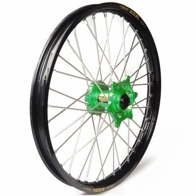 Rueda completa Haan Wheels aro negro 17-2,50 buje verde 1 23049/3/7 1 23049/3/7