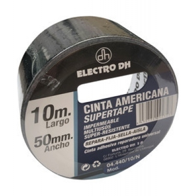 Cinta Americana SUPER TAPE 50mmX10m NEGRA DH