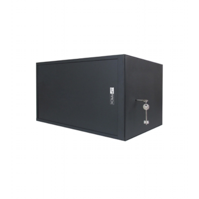 WP RWS-12506-B Armario Mural de Seguridad 12U - Puerta Corrediza - Antirrobo Clase RC4 - 560x600x592mm - Color Negro