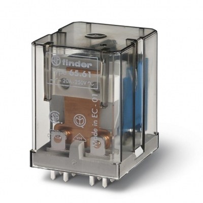 RELE 24VDC 1Cto Abierto en Reposo 20A/250Vac FINDER