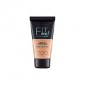 Maybelline Fit Me Mate y Afinaporos Tono 320 Natural Tan Base De Maquillaje Calca A Tu Tono y Textura Pieles Oscuras - 30ml