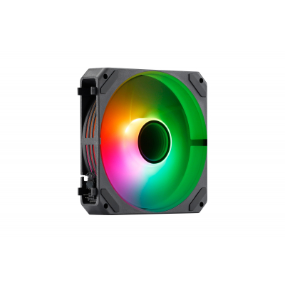 Gaming Ventilador Arclight 2.0 Pack 3 en 1 Negro, Iluminación ARGB y Capacidad de Conectarlos en Serie (Clic&Go)