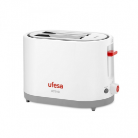 Tostador Ufesa TT7385, 2 ranuras cortas, 750W, blanco