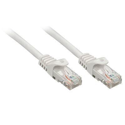 RJ-45/RJ-45 Cat6 2m cable de red Gris U/UTP (UTP)