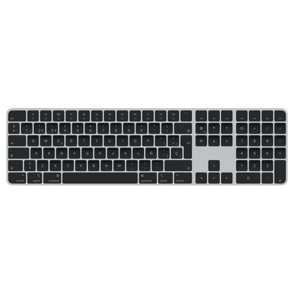 Teclado Inalambrico Apple Magic Keyboard con Touch ID/ Teclado Numerico / Gris Espacial