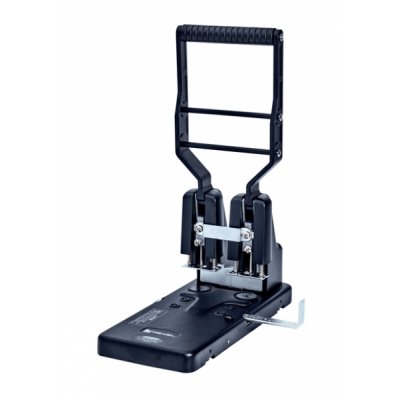 Rexel HD 2300 Taladro Perforador para Gruesos hasta 300 Hojas - Punzones 6mm - Mango Extralargo - Guia Metalica con Bloqueo - Profundidad de Papel Ajustable - Color Negro