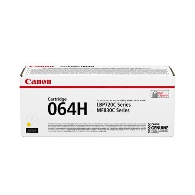 Cartucho toner canon 064h amarillo 10400 paginas