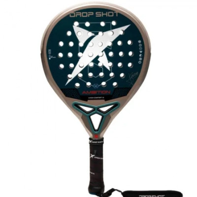 Pala de Pádel Drop Shot Axion Comfort 1.0 2026/ Marrón y Negra