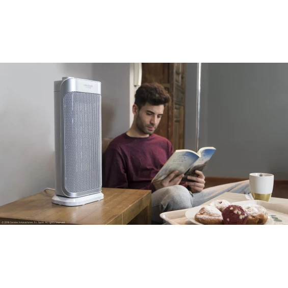 Calefactor cerámico Cecotec Ready Warm 6250 Ceramic Sky Style, 2.000 W, plata - imagen 6
