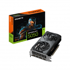 GIGABYTE GeForce RTX 5050 WINDFORCE OC 8G Tarjeta Gráfica - 8GB GDDR6, 128bit, PCI-E 5.0, 2587MHz Frecuencia del núcleo, 2 x DP, 2 x HDMI, NVIDIA DL
