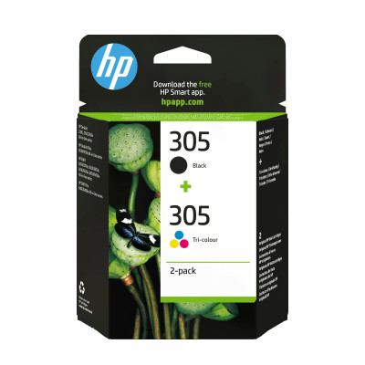 HP Cartucho Multipack 305 Negro+Color