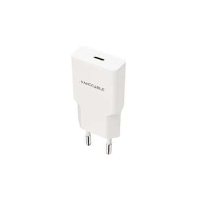 CARGADOR USB-C/PD 20W, BLANCO