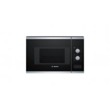 Bosch BFL520MS0 microondas Integrado Microondas combinado 20 L 800 W Negro, Acero inoxidable