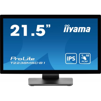 IIYAMA 54.5cm (21.5) T2238MSC-B1 16:9 M-Touch HDMI+DP+USB retail