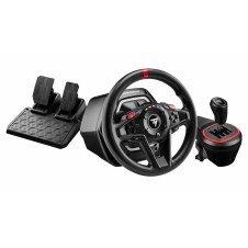 Thrustmaster T128 Shifter Pack Negro USB Volante + Pedales Analógico PC, Xbox